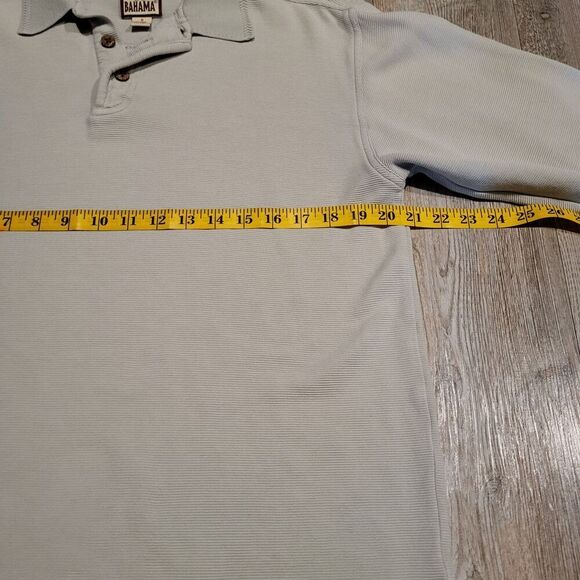Tommy Bahama Silk Long Sleeve Polo Shirt Men's Size Small - Picture 6 of 7